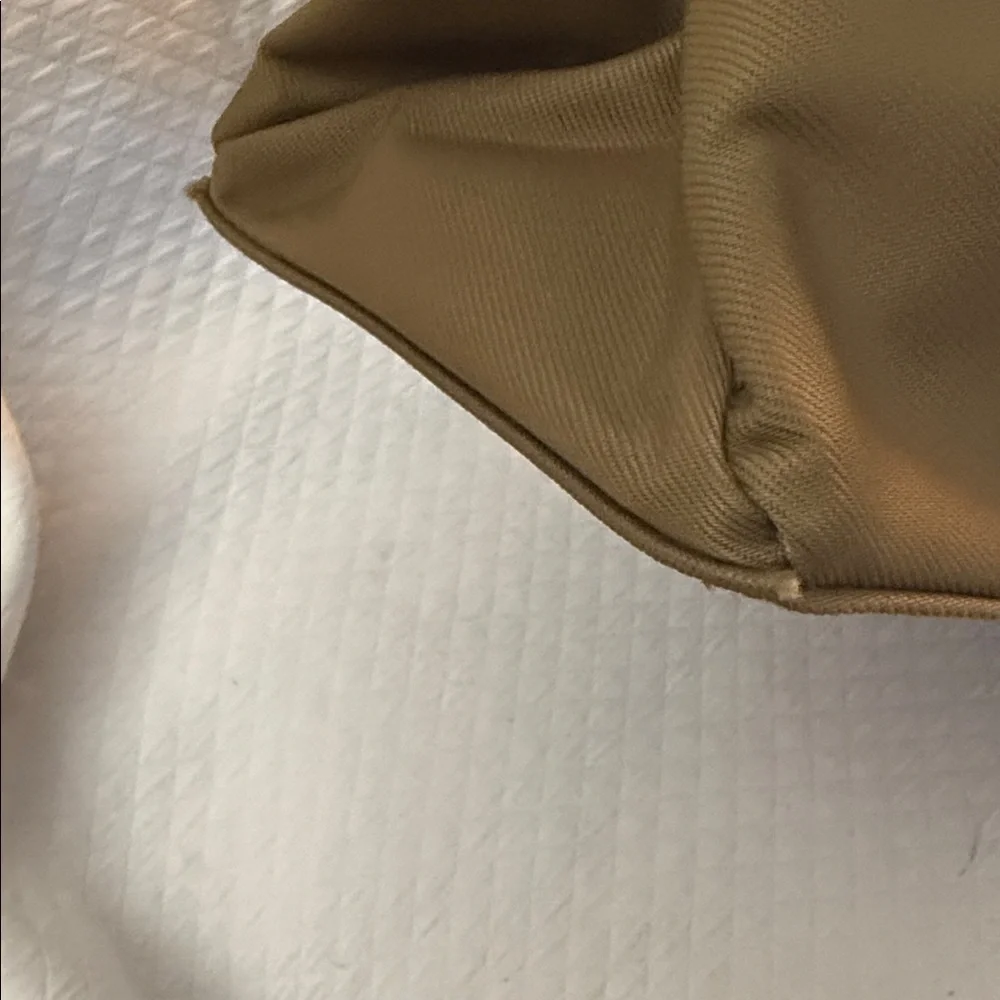 LIKE NEW ✨ MAXX NEW YORK Vintage Nylon Tote - Camel & Black Leather - Picture 11 of 13